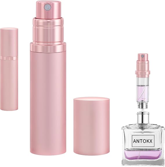 5ML Perfume Travel Spray Bottle Atomizer, Perfume Atomizer Refillable Pink