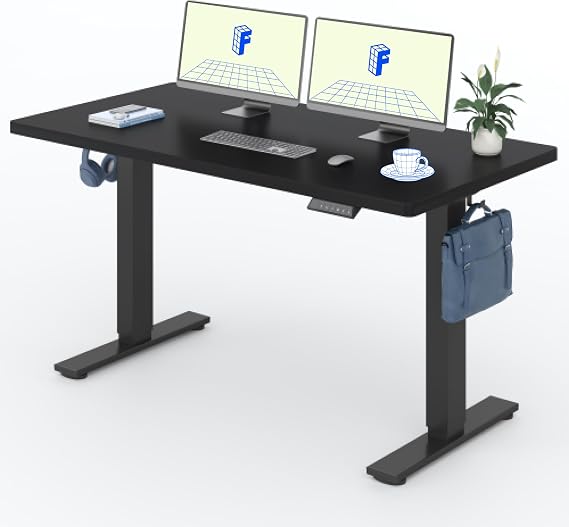 FLEXISPOT E1 Plus Electric Height Adjustable Standing Desk ONE PIECE