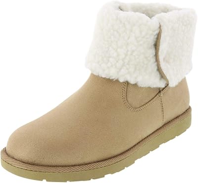 Airwalk Tan Womens Yukio Fold-Down Boot 12 Regular