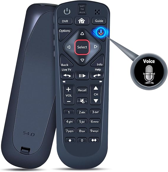 Replacement for Dish Upgraded Network 54 Series Voice Remote for The Hopper