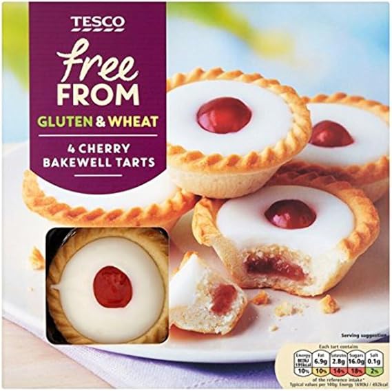 Free From 4 Cherry Bakewell Tarts