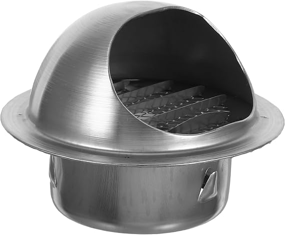 NUOBESTY Stainless Steel Exhaust Vent Cover for Range Hood Wall Mounted Vent Cap Durable Air Vent Cover for Home Commercial Use Optimal Airflow Easy Installation Versatile