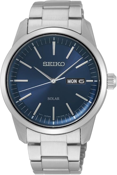 Seiko Men's Quartz Watch Stainless Steel with Stainless Steel Strap SNE525P1