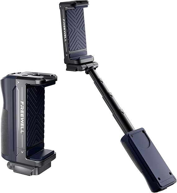 Freewell Versatile Bluetooth Smartphone Selfie Grip with ARCA Standard, Cold Shoe Mount for iPhone, Samsung Cell Phone
