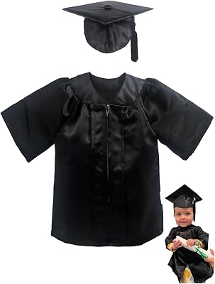 GraduatePro Baby Graduation Cap and Gown Set for Infant Toddler with Tassel as NICU Grad Gift