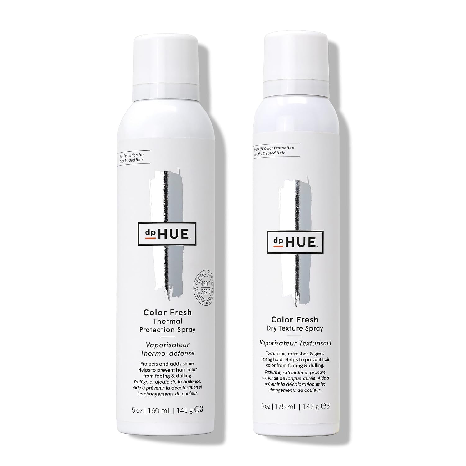 dpHUE Color Fresh Thermal Protection Spray 5 oz  Color Fresh Dry Texture Spray 5 oz - For All Hair Types - Color Safe