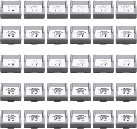BALOLO (30-Pack) 68300900 3.6V-2.1Ah 2100mAh for HETRONIC Remote Control Rechargeable Ni-MH Battery