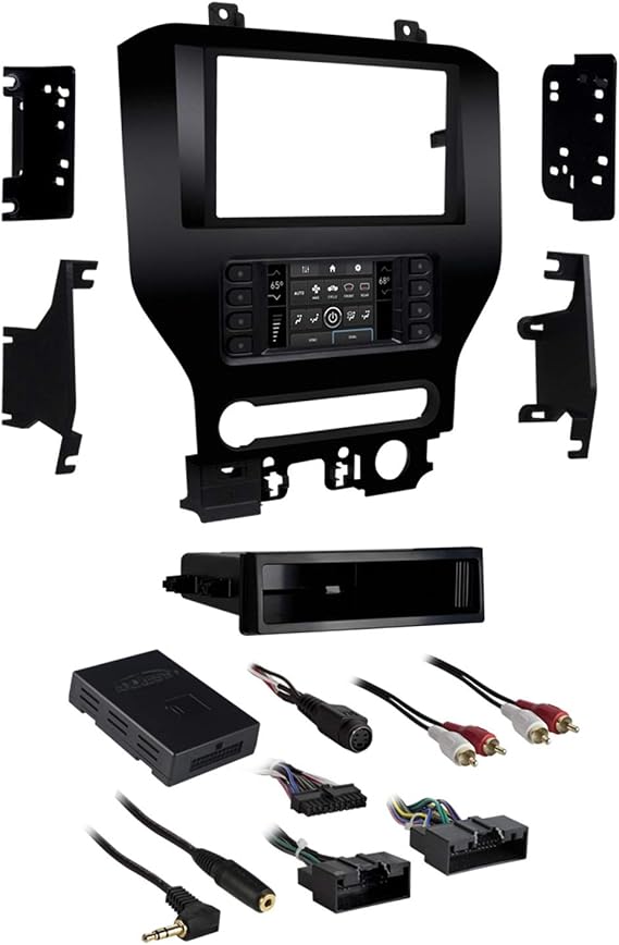 Metra 99-5838CH Turbo Touch Premium Dash Kit with Integrated Touch Screen for 2015-Up Ford Mustang with 4.2" Screen