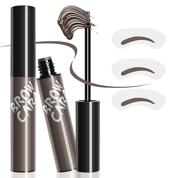 Eyebrow Gel Natural Makeup & Waterproof Brow Gel (Gray Brown)