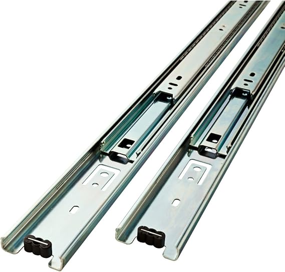 Liberty D80614C-ZP-W 14-Inch Ball Bearing Drawer Slides