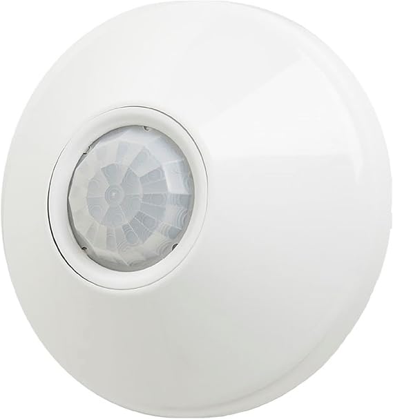 Sensor Switch High Bay 360 Degree Occupancy Sensor CMR-6-SH 36L Ceiling Mount PIR Line Voltage, Whit