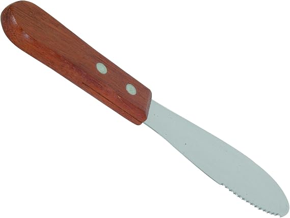 Thunder Group 7" sandwich spreader, wood handle,  in each