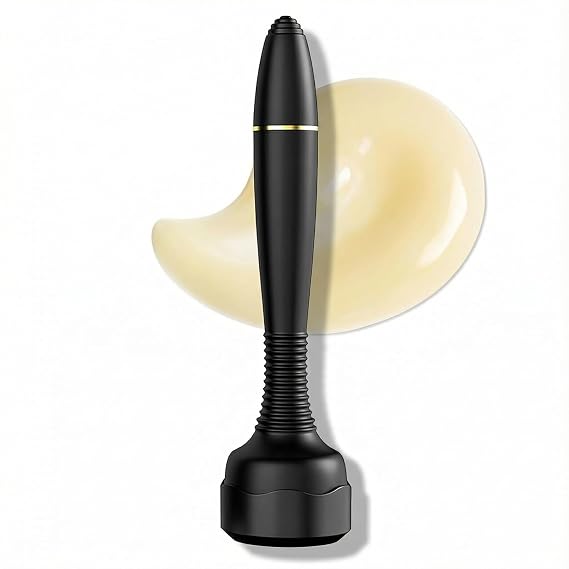 Black 0.25mm Derma Roller Microneedling Roller Stamp for Home Use Men Women Micro Needling Roller Stamp