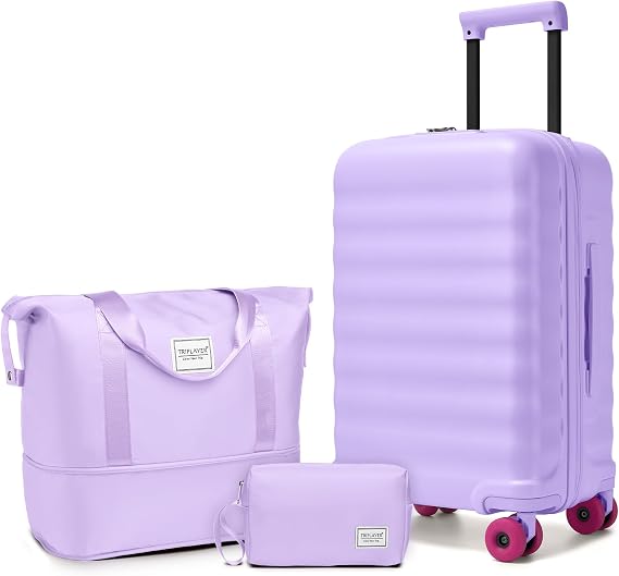 Carry On Luggage Set 3 Piece, Carry-on Suitcase With Wheels