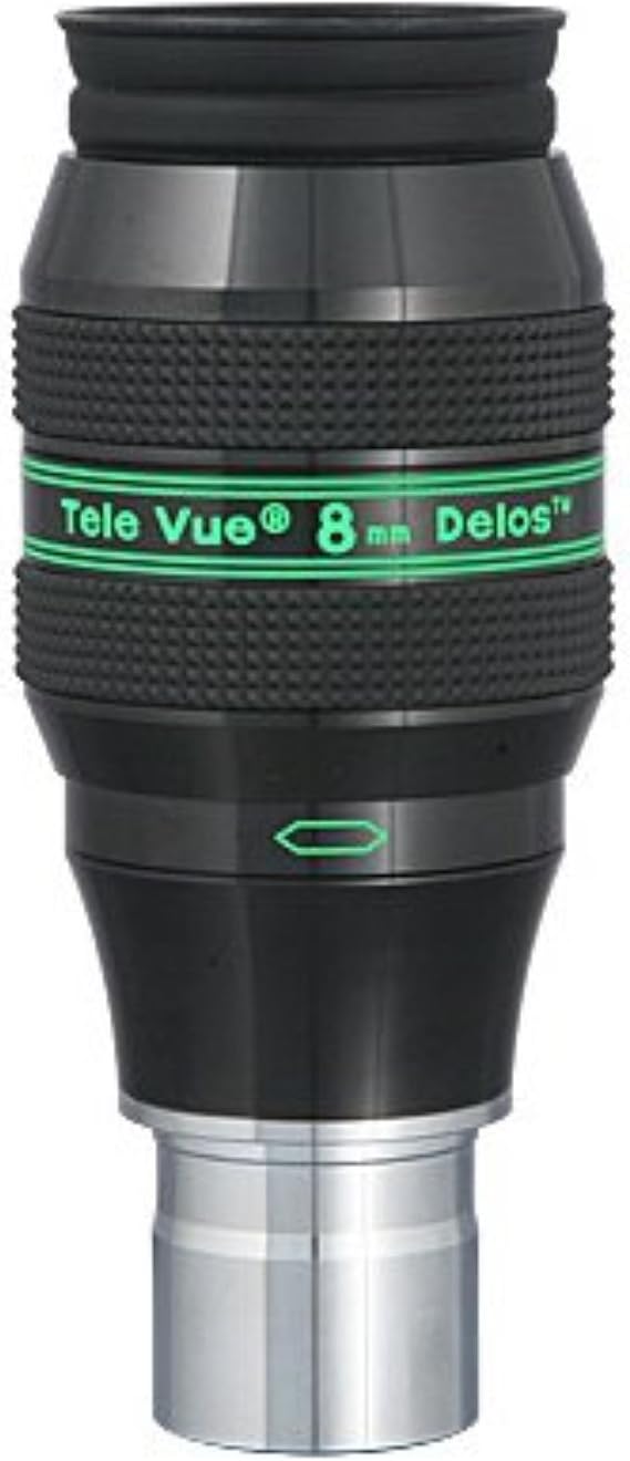 Tele Vue Delos 8mm 1.25" Eyepiece, Compact Wide-Field, with 72 Degree Field of View.