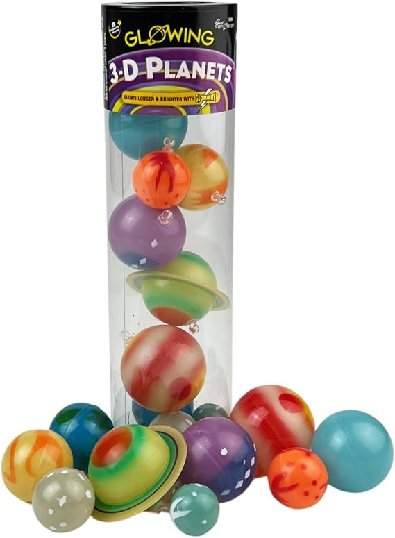 Great Explorations, 3D Glow in the Dark Planets in a Tube, Ages 5 and Up