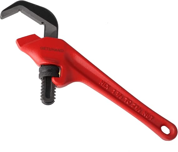 9-1/2-inch Hex Offset Wrench, Model E-110 Hex Pipe Wrench,1-1/8" - 2 5/8" Capacity