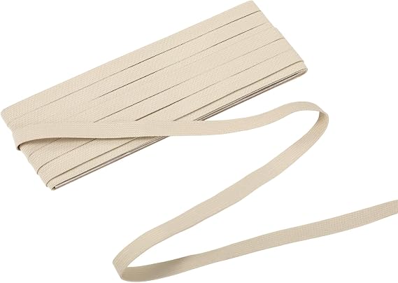 1 Roll Elastic for Sewing Knit Elastic Band, 1/2in X 11 Yards, Beige