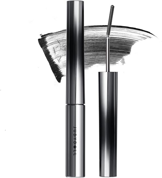 JUDYDOLL 3D Curling Eyelash Iron Mascara -Waterproof, Lengthening, Smudge-Proof, Clump-Free, Ultra Fine, Black Tubing Mascara