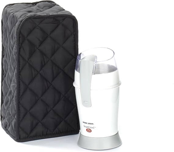 Covermates Coffee Maker Cover, 5"W x 5"D x 10"H, Black