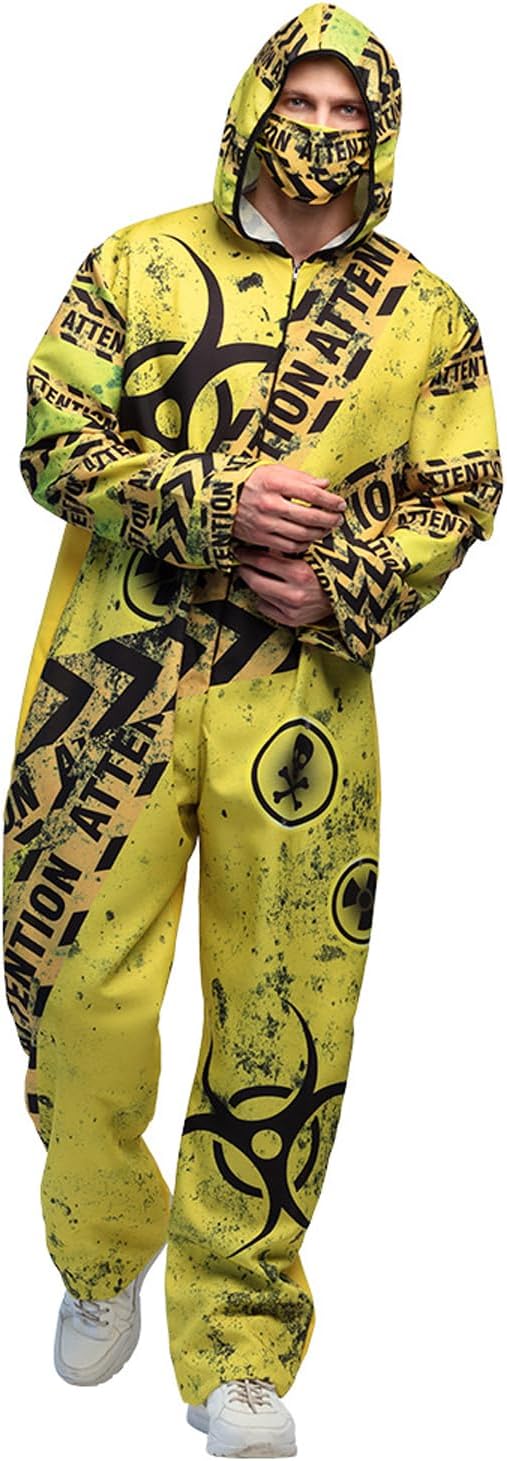 Boland - Adult RADIOACTIVITY Jumpsuit - Dress up, Cosplay for Halloween - Theme(s): Zombie - Size M