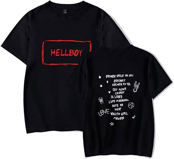 KPOP Rapper Short Sleeve Love Printed Shirt Fashion Hip Hop Tee Tops