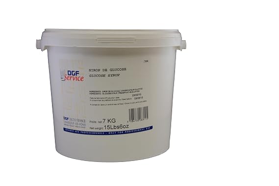 DGF Glucose Syrup - Premium Sweet Base for Pastries and Confections, Imported from France, 15.4 Lb Tub