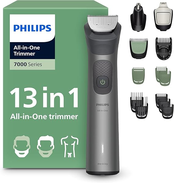 Philips 7000 Serisi 13in1,Erkek Bakım Seti,Yüz/Saç/Vücut Tıraş Makinesi,Islak/Kuru Kullanım,MG7922/15