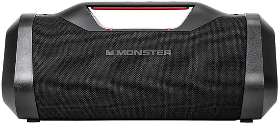 Monster Bluetooth Boombox: IPX5 Rechargeable Waterproof Bluetooth Speaker with USB Charge Out & Aux Input, 120W Portable Wireless Speaker