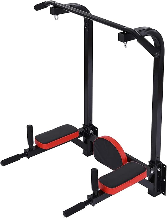 Multifunctional Wall Mounted Pull Up Bar/Chin Up bar,Dip Station for Indoor Home Gym Workout,Power Tower Set Training Equipment Fitness Supports to 330lbs