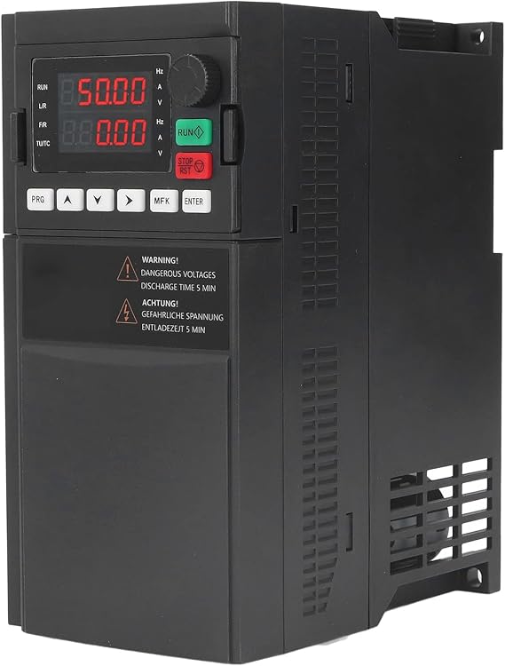 Variable Frequency Drive, 4KW 380V 3 Phase VFD Inverter Converter for Constant Pressure Water Supply, AC Motor Controller, Water Pump VFD Drive