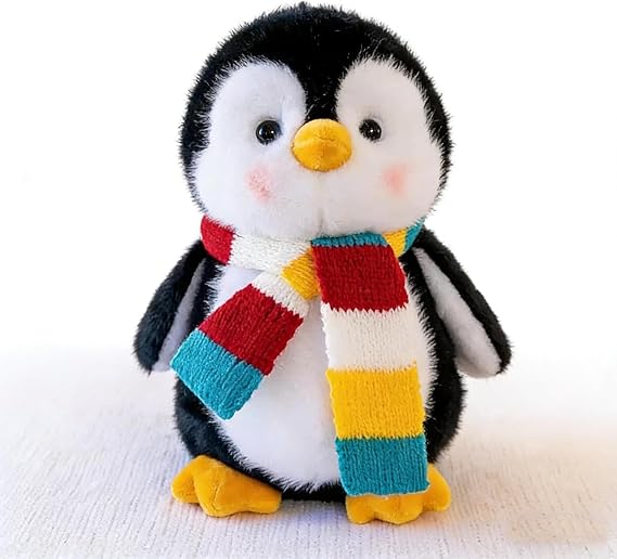 Penguin Stuffed Animals Soft Plush Cute Doll for Boys Girls 8 in (weijing qie)
