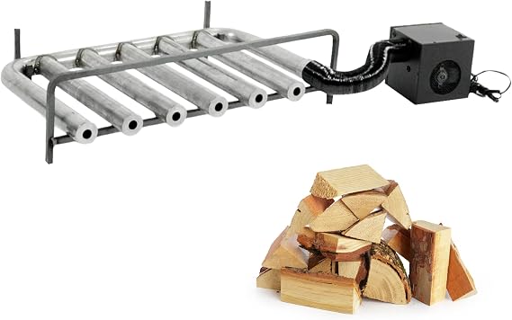 Woodeze Spitfire Fireplace Heater, 6-Tube Hearth Heater, 2-Speed Blower