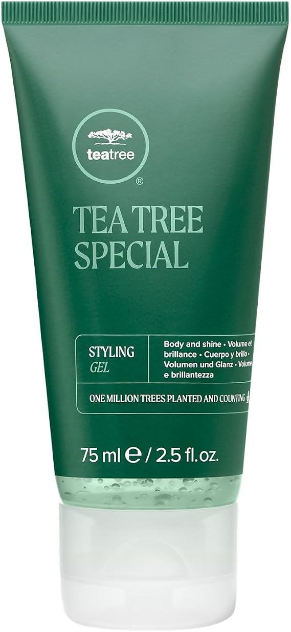 Paul Mitchell Tea Tree Styling Gel - Hair Gel for Body and Shine Professional Hair Cream for All Hair Types in Salon Quality 75 ml