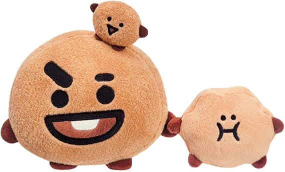AURORA, BT21 Official Merchandise, SHOOKY Soft Toy, 12 cm