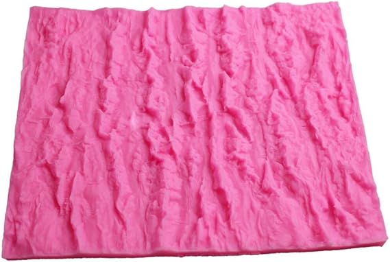 Tree Bark Texture Fondant Impression Lace Mold Silicone Mat