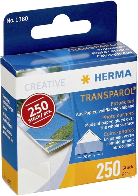Herma Photo Corners 20mm 250pcs