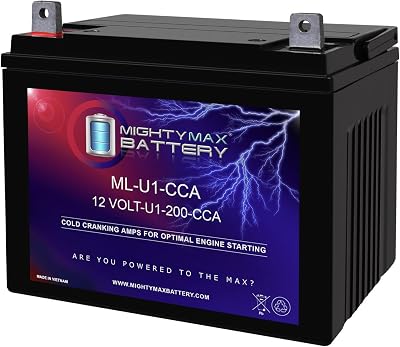 Mighty Max Battery ML-U1 12V 200CCA Battery for Sabre by John Deere 1438GS LawnTractor