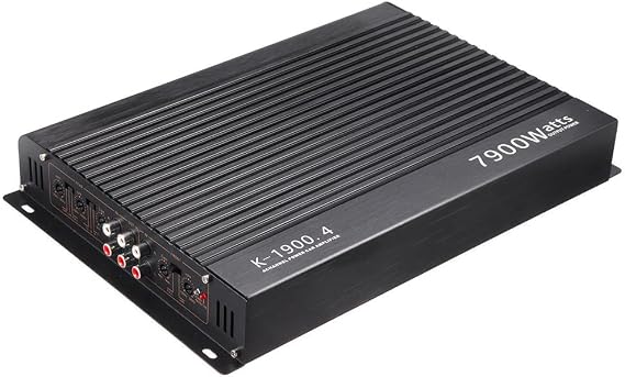 4-Channel Audio Power Amplifier, amplifier HiFi 7900W High Power Amp. Four-Way 12.0V Car Stereo Power Amplifier Class A/B