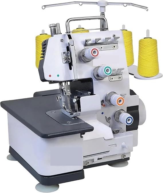 Overlock Machine - Professional Heavy-Duty 3-4 Thread System with Metal Frame for Smooth, Durable Stitches