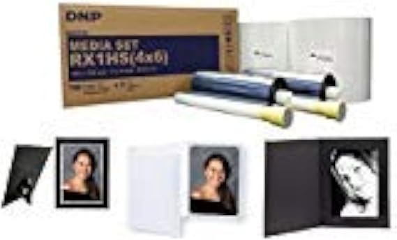 AZZUTORK DNP Print Media for DS-RX1HS High Speed Dye Sub Printer - 4x6 700 Prints Per Roll; 2 Rolls Per Case (1400 Total Prints)
