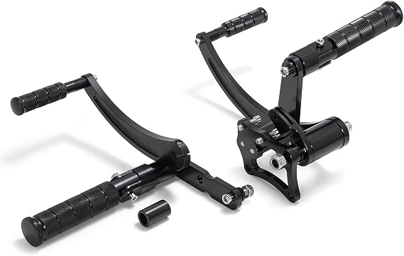 TOFR 4" Forward Controls for Harley Touring Street Glide Road King 2009-20 | Compatible with FLHX FLHR CNC Billet Anodized Black Aluminum
