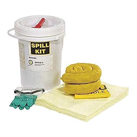 Hazmat Spill Kit, 5 Gallon, 23 Pieces (SPKHZ-5)