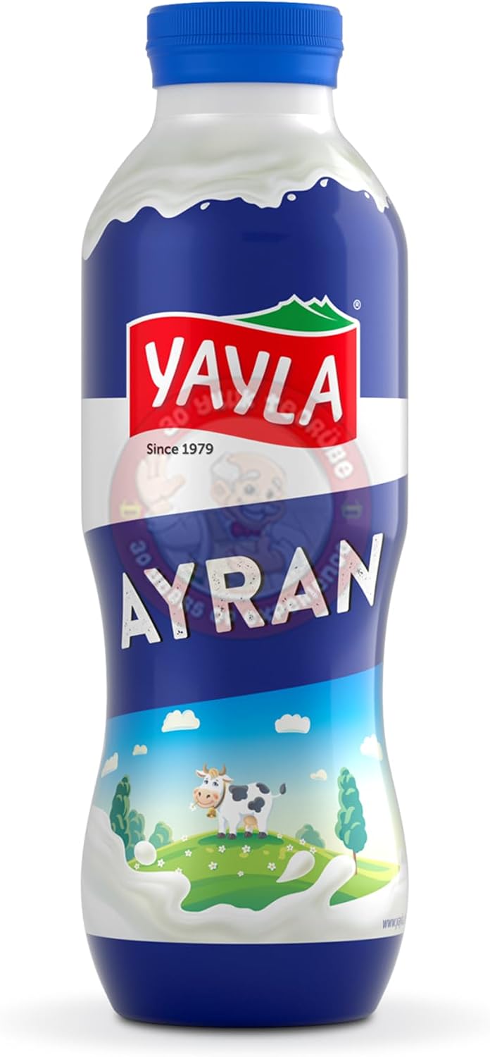 Yayla's Turkish Yoghurt Drink, Ayran, 250ml, Pack of 8