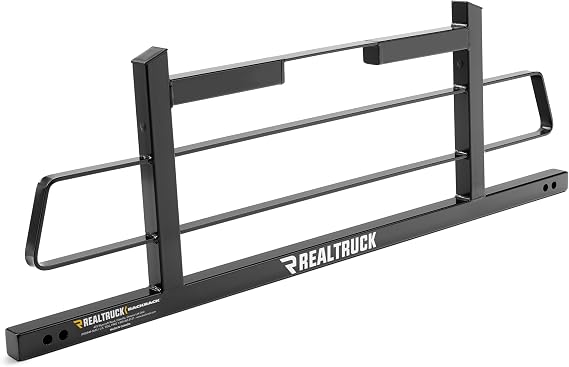 RealTruck BACKRACK Original Rack Frame Only | Black, No Drill | 15010 | Fits 1985-2005 Chevrolet/GMC S10/S15; 2005-2023 Toyota Tacoma