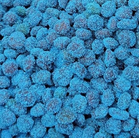Sour Blue Raspberry Gushers Extremely Sour Best Gummies, Irresistible delicious tangy, Trending candy, viral, popular on TikTok by CandyLand USA 12 oz