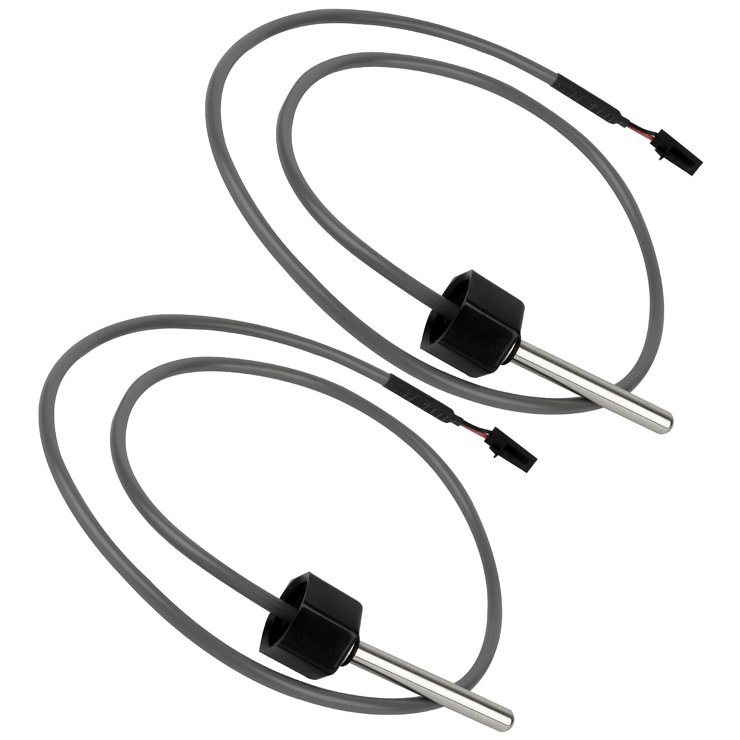 (2 Pcs) Spa Sensor for Balboa, Compatible with Balboa Heater M7 System 32016 30344 30042 30382, 24" Temp/Hi-Limit, 1/4" Diameter, Hot tub Sensor, M7 Sensor