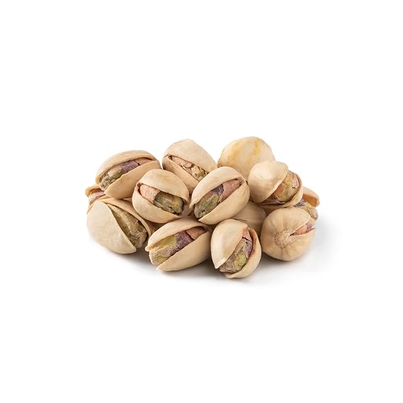 NUTS U.S. California Pistachios | Roasted & Salted | No Wax, No Added Color or Flavor | NON-GMO and Natural | JUMBO SIZE Pistachios In Resealable Bags (2 LBS)
