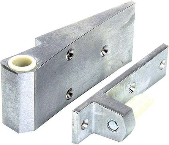 Kason 1256 Pacesetter Hinge, Textured Panel, Brushed Chrome, 11256000004