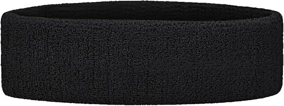 GOGO Sports Headband Sweatband Athletic Terry Cloth Head Band Men and Women